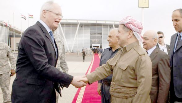 Barzani ile ABD'nin Suriye Özel Temsilcisi Jeffrey Suriye'yi görüştü 