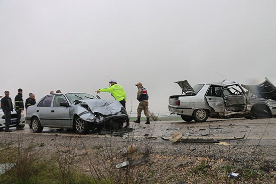 Adıyaman'da trafik kazası: 1 ölü 5 yaralı