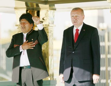 Bolivya Devlet Başkanı Morales Ankara'da