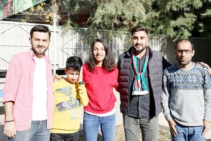 Diyarbakırspor'un taraftar grubu otizmli çocukları statta ağırladı 
