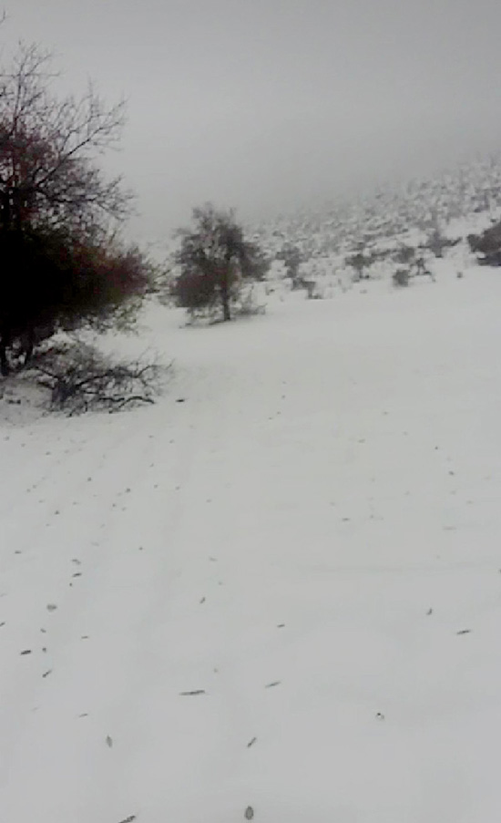 Diyarbakır’a yılın ilk karı yağdı 