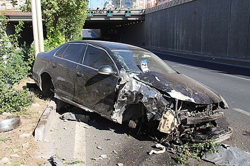 Diyarbakır'da trafik kazası: 2 yaralı
