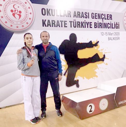 Diyarbekirsporlu karateci Türkiye ikincisi oldu