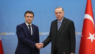 Cumhurbaşkanı Erdoğan ile Fransa Cumhurbaşkanı Macron arasında kritik görüşme