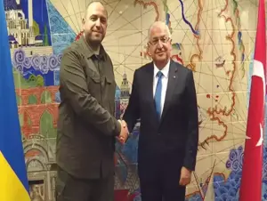 Bakan Güler, Ukrayna Savunma Bakanı ile görüştü