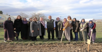 Kadın çiftçilere proje desteği 