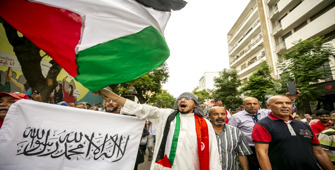 Tunus’ta Filistin’e destek gösterileri sürüyor