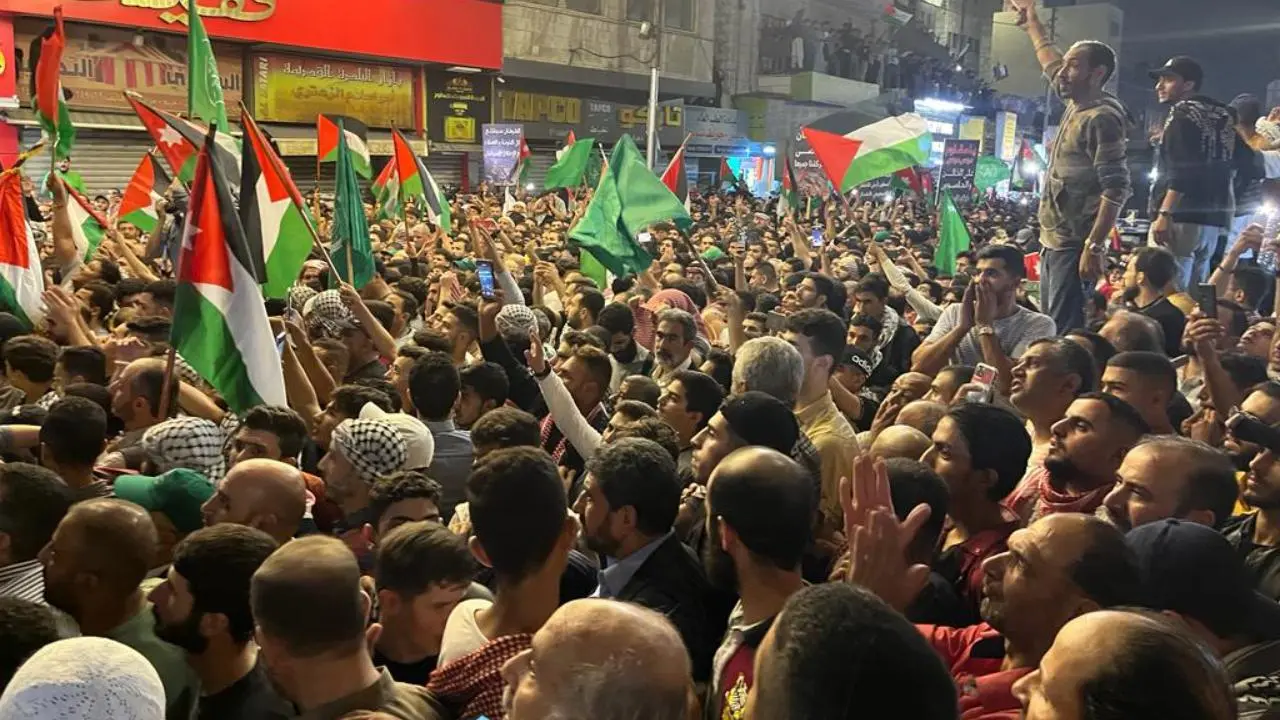 Ürdün'de Gazze'ye destek gösterileri