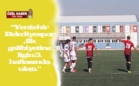  Yenişehir Belediyespor'dan ilk galibiyet