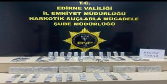 Edirne'de düzenlenen uyuşturucu operasyonunda 3 tutuklama