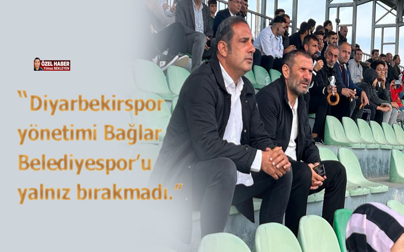Diyarbekirspor yönetimi Bağlar Belediyespor maçında