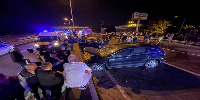 Kocaeli'deki kazada 2 kişi öldü, 7 kişi yaralandı