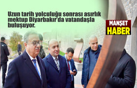 Tarihi mektup Diyarbakır'da 