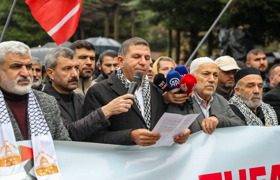 Diyarbakır'da Filistin'e destek yürüyüşleri sürüyor
