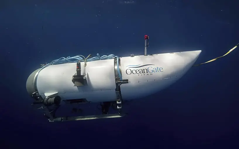 Titanik'in Atlas Okyanusu’ndaki enkazına turistik amaçla sefer yaparken kaybolan denizaltıyı arama alanında bir 