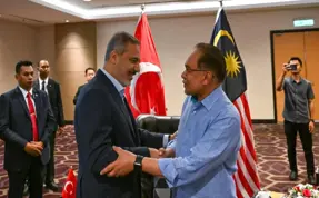 Video - Bakan Fidan, Malezya başbakanı İbrahim ile görüştü