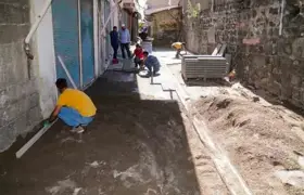 Diyarbakır Sur’daki Aşefçiler sokağı yenileniyor