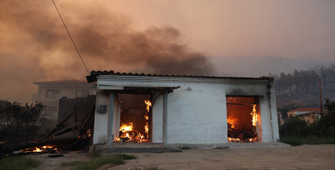 (Video) Yunanistan'da devam eden yangın Türk köylerine sıçradı