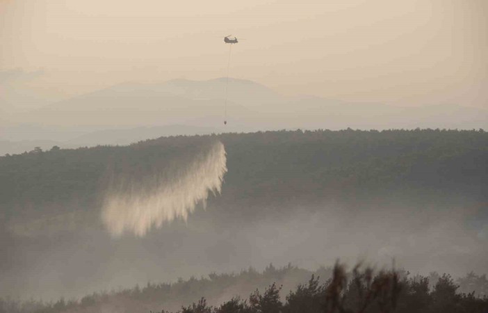 Çanakkale’deki orman yangınında uçaklar 2828 sortu yaptı, 503 saat havada kaldı