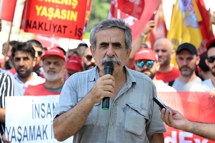 İstanbul'da Nakliyat-İş üyelerinden grev