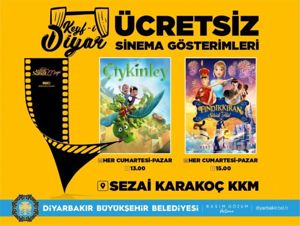 Diyarbakır'da Keyf-i Diyar ücretsiz sinema gösterimleri başlıyor