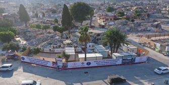 Bursa Büyükşehir Belediyesi Antakya Ulu Cami'nin yeniden inşa çalışmalarına başladı