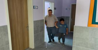 Isparta'da görme engelli halterci 47 yaşında öğretmen oldu