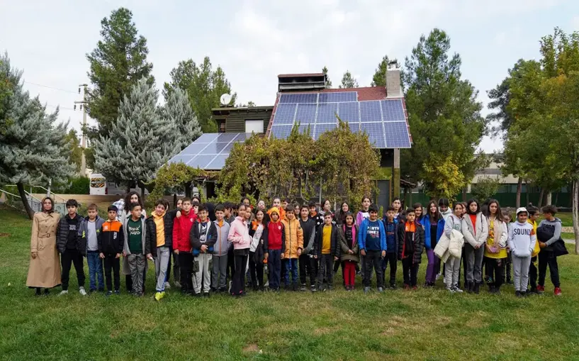 Diyarbakır'daki Güneş Evi öğrencileri konuk etti
