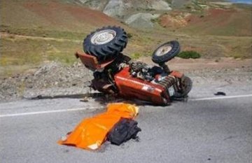 Traktör kazası can aldı