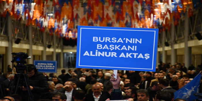 AK Parti Bursa Büyükşehir Belediye Başkan adayı Aktaş, kentte karşılandı: