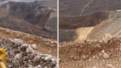 Son Dakika! Erzincan'da Altın Madeni'nde toprak kayması: Çok sayıda işçi göçük altında