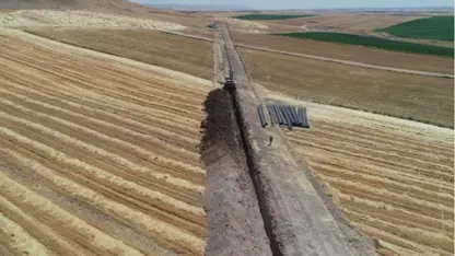 Diyarbakır'da Silvan Barajı çalışmaları sürüyor