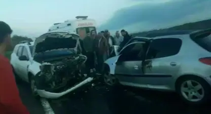 Diyarbakır'da 2 ayrı kazada 11 yaralı, 4'ü çocuk