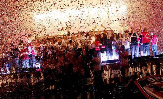 Gaziantep’te Süper Lig kutlaması