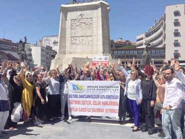 Usta öğreticiler Ankara’ya çıkarma 