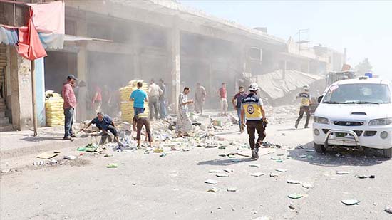 İdlib'e hava saldırıları: 5 ölü, 10 yaralı