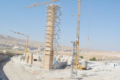 Hasankeyf'teki tarihi minare restore edildi