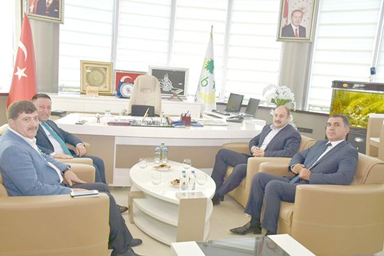 AB Uyum Komisyonu Başkanı Gülpınar’dan Başkan Beyoğlu’na ziyaret