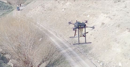 Silahlı drone Songar alanda