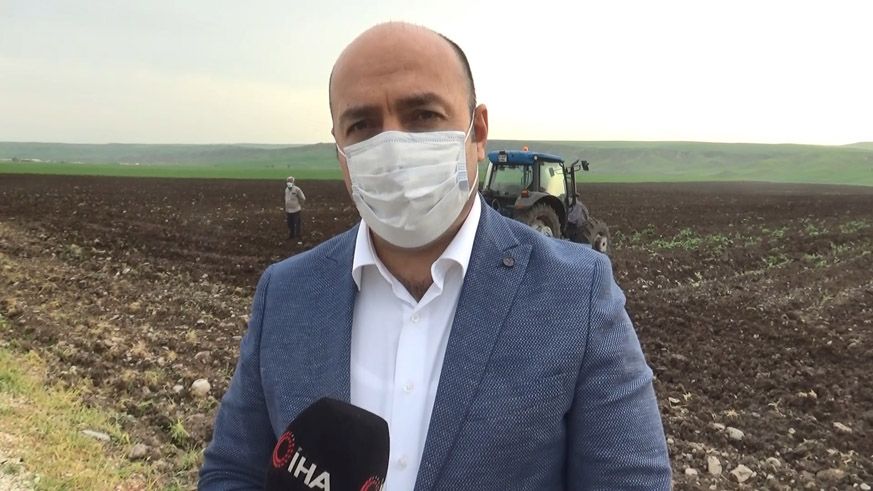 Diyarbakır’da koronavirüse rağmen tarımda üretim sürüyor