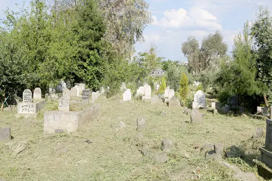 Cizre Belediyesinden Asri Mezarlıkta temizlik ve bakım çalışması