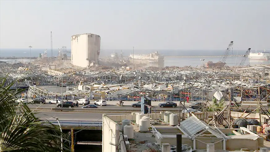 Beyrut Limanı, korkunç patlamanın tüm izlerini hala taşıyor