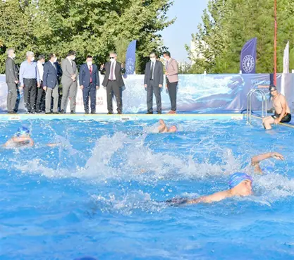 Diyarbakır'da çocuklar yüzmeyi portatif havuzlarda öğrenecek 
