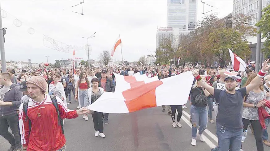 Belarus’ta muhalefet sıra dışı taktikler kullanıyor