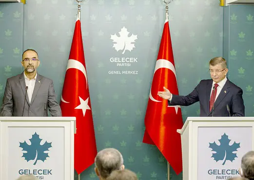 HÜDAPAR Genel Başkanı İshak Sağlam'dan Davutoğlu'na ziyaret