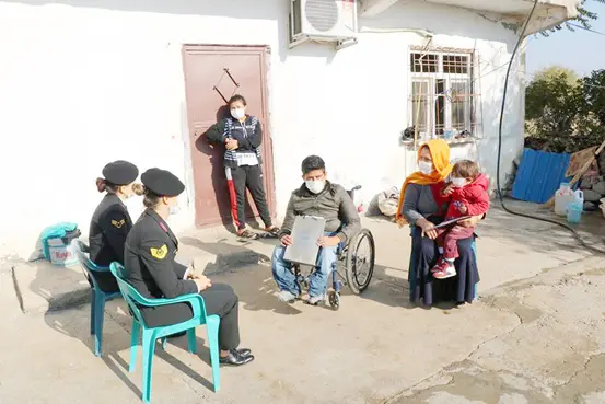 Diyarbakır'da Mehmetçik, engelli vatandaşlarla bir araya geldi