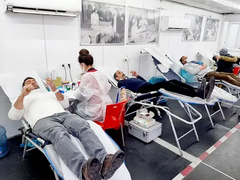 Türk Kızılayından Dicle'de kan bağışı kampanyası