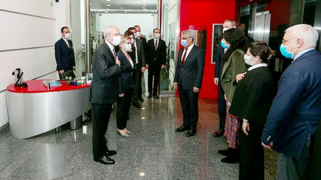 CHP Genel Başkanı Kılıçdaroğlu, HDP heyeti ile görüştü