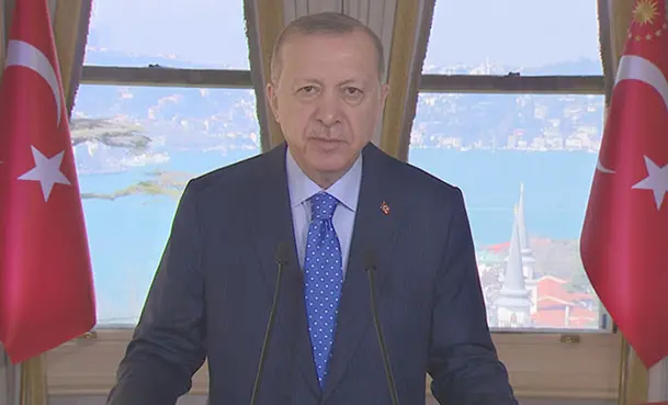 Erdoğan: Rehavete kapılmadan 'temizlik, maske, mesafe' kurallarına uyarak mücadeleyi sürdüreceğiz