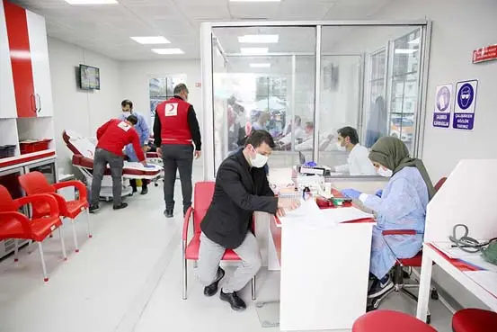 Türk Kızılaydan kan bağışına yönelik 